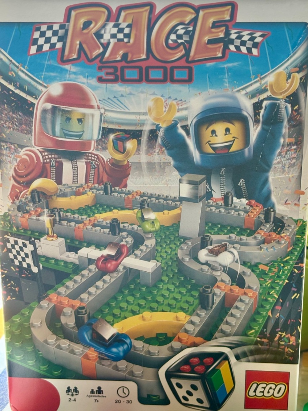 LEGO "Race 3000" 3839 INCL: Everything. EUC!